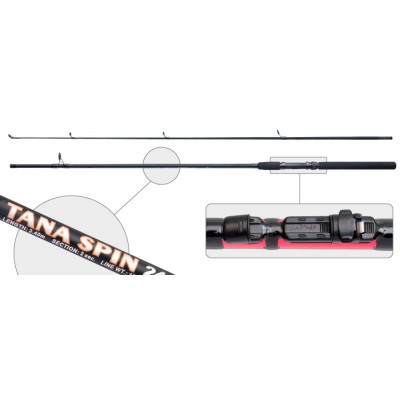 Спиннинг телескопический Akara Tana Spin 210. стекловолокно. штекерный. 2.1 м. тест: 10-30 гр. 150 г Спиннинг телескопический Akara Tana Spin 210. стекловолокно. штекерный. 2.1 м. тест: 10-30 гр. 150 г