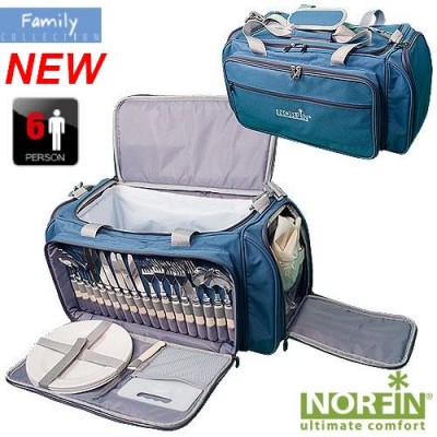 Термосумка NORFIN FORSSA с посудой на 6 персон Термосумка NORFIN FORSSA с посудой на 6 персон