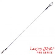 Титановый поводок Lucky John X-Jerk Titanium Leader LJP6323 оснащённый вертлюгом и застёжкой (1 шт.) Ø 0.45 мм