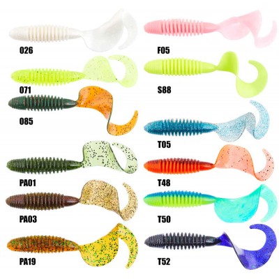 Твистеры Lucky John CRUSHER GRUB 3.9" Твистеры Lucky John CRUSHER GRUB 3.9"