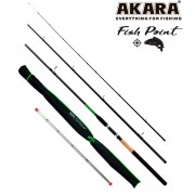 Удилище фидерное Akara L17033 Fish Point TX-20, углеволокно, 3.9 м, тест: 40-80-120 г, 370 г