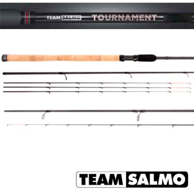 Удилище фидерное TEAM SALMO TOURNAMENT Feeder 50, 3.3 м, тест 50 г, карбон, 147 г Удилище фидерное TEAM SALMO TOURNAMENT Feeder 50, 3.3 м, тест 50 г, карбон, 147 г