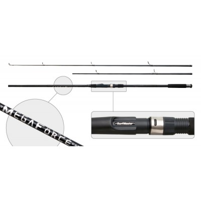 Удилище карповое Surf Master 3040-S Mega Force. углеволокно. 3.9 м. тест: 40-160 г. 590 г Удилище карповое Surf Master 3040-S Mega Force. углеволокно. 3.9 м. тест: 40-160 г. 590 г