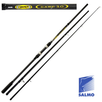 Удилище карповое SALMO Sniper Carp 3.0, композит, 3,60 м, тест: 3,0 Lbs , 433 г Удилище карповое SALMO Sniper Carp 3.0, композит, 3,60 м, тест: 3,0 Lbs , 433 г