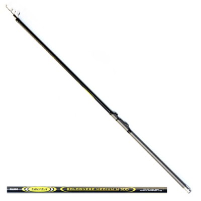 Удочка поплавочная с кольцами Salmo Sniper Bolognese Medium M 5м, композит, тест: 3 - 15 г , 385 г Удочка поплавочная с кольцами Salmo Sniper Bolognese Medium M 5м, композит, тест: 3 - 15 г , 385 г