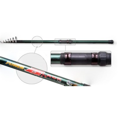 Удочка с кольцами Akara Power Black. 6 м. стекловолокно. тест: 20-40 г. 520 г Удочка с кольцами Akara Power Black. 6 м. стекловолокно. тест: 20-40 г. 520 г