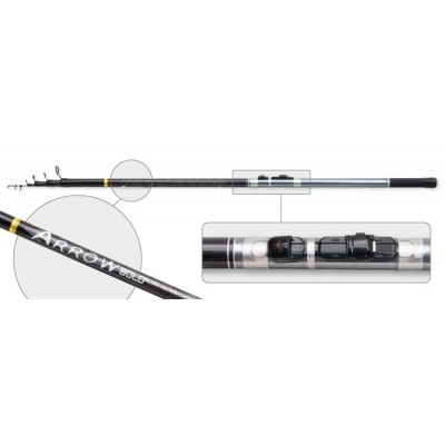 Удочка с кольцами Surf Master Arrow 5004. 5 м. углеволокно. тест: 15-45 г. 290 г Удочка с кольцами Surf Master Arrow 5004. 5 м. углеволокно. тест: 15-45 г. 290 г