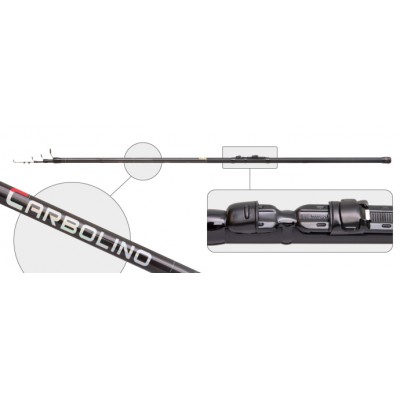 Удочка с кольцами Surf Master Carbolino 1560. 4 м. углеволокно. тест: 10-35 г. 165 г Удочка с кольцами Surf Master Carbolino 1560. 4 м. углеволокно. тест: 10-35 г. 165 г