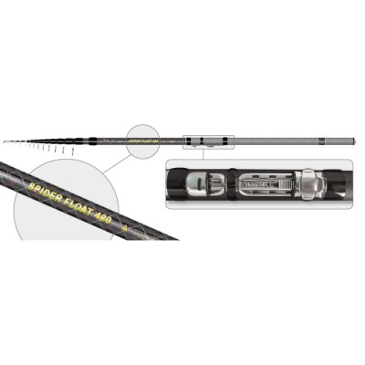 Удочка с кольцами Surf Master Float 1501. 4 м. углеволокно. тест: 15-45 г. 250 г Удочка с кольцами Surf Master Float 1501. 4 м. углеволокно. тест: 15-45 г. 250 г