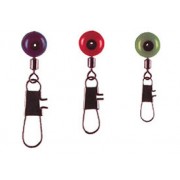 Вертлюги c застежкой MH скользящие Lucky John Moving Rolling Swivel With Head