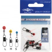 Вертлюги Mikado Sensual Range с креплением для поплавка и застёжкой (5 шт.)
