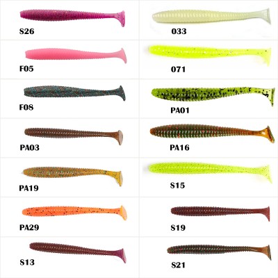 Виброхвосты Lucky John S-SHAD TAIL 2.8" 140144-*** Виброхвосты Lucky John S-SHAD TAIL 2.8" 140144-***