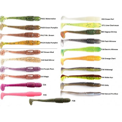 Виброхвосты Lucky John TIOGA 2.9" 140103-*** Виброхвосты Lucky John TIOGA 2.9" 140103-***