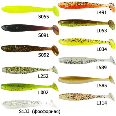 Виброхвосты Relax BASS 3" Виброхвосты Relax BASS 3"