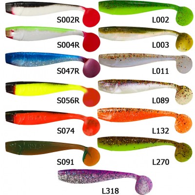Виброхвосты Relax KING SHAD 4" Виброхвосты Relax KING SHAD 4"
