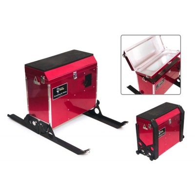 Ящик рыболовный дюралевый двухъярусный на лыжах для зимней рыбалки Akara 42х20х42 Ящик рыболовный дюралевый двухъярусный на лыжах для зимней рыбалки Akara 42х20х42