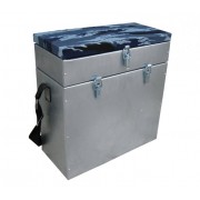 Ящик рыболовный оцинкованный для зимней рыбалки Тонар Helios 28л
