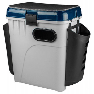 Ящик рыболовный зимний Salmo Aquatech® 1870-K с карманом для рыболовных приманок и принадлежностей Ящик рыболовный зимний Salmo Aquatech® 1870-K с карманом для рыболовных приманок и принадлежностей