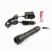 Фонарик ручной 1 криптон Cree Led К96 влагозащ. + з/у