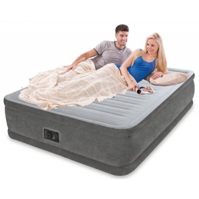 Надувная кровать с насосом Intex 64418 QUEEN COMFORT-PLUSH 152 см х 203 см х 56 см Надувная кровать с насосом Intex 64418 QUEEN COMFORT-PLUSH 152 см х 203 см х 56 см