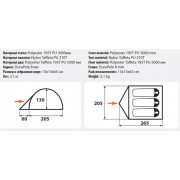 Палатка  трекинговая Comfortika Weekender 3 M