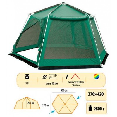 Шатер Sol Mosquito Green Шатер Sol Mosquito Green