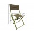 Стул Митек Комфорт складной большой со спинкой Стул Митек Комфорт складной большой со спинкой