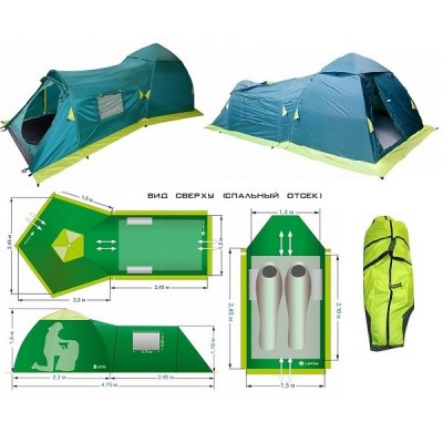 Туристическая палатка LOTOS Summer 2 Туристическая палатка LOTOS Summer 2