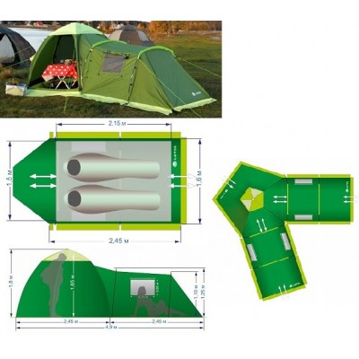 Туристическая палатка LOTOS Summer 3 Туристическая палатка LOTOS Summer 3