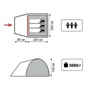 Туристическая палатка Sol Trail