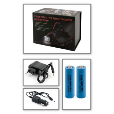 Фонарик налобный 1 криптон Led 6516 аккумулятор/зарядное устройство Фонарик налобный 1 криптон Led 6516 аккумулятор/зарядное устройство