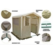 Палатка-кухня Митек Люкс 2х2х2,1м