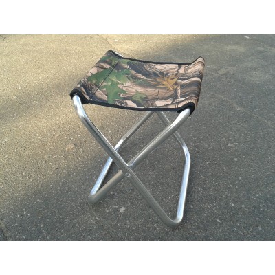Стульчик туристический без спинки с алюминиевыми ножками Стульчик туристический без спинки с алюминиевыми ножками