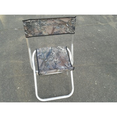 Стульчик туристический со спинкой с алюминиевыми ножками Стульчик туристический со спинкой с алюминиевыми ножками