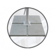 Зонт Митек телескопический квадратный 4х4м