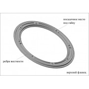 Фланец для отверстия под лунку Лотос 200