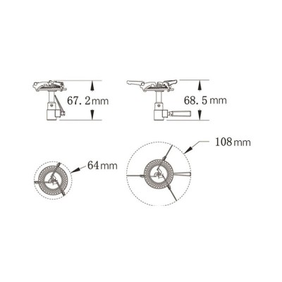 Горелка туристическая TRAMP складная TRG-048 Горелка туристическая TRAMP складная TRG-048