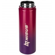 Термобутылка Nisus 0.53 л TB-022-RB c тремя крышками