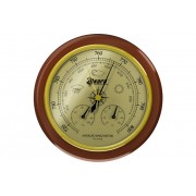 Барометр Akara в деревянной оправе с термометром и гидрометром 125 мм