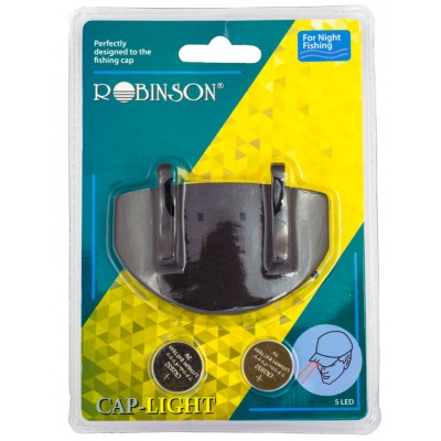 Фонарь на кепку Robinson 99-LM-008 Фонарь на кепку Robinson 99-LM-008