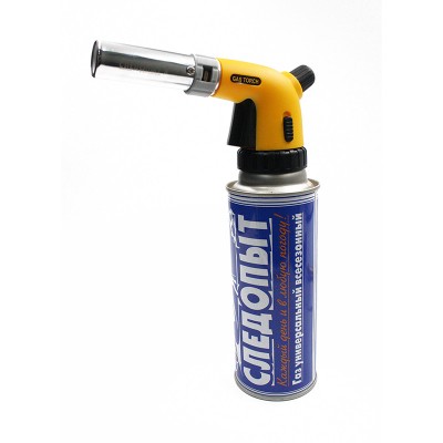 Горелка газовая портативная Следопыт GTP-N01, с пьезоэлектрическим розжигом Горелка газовая портативная Следопыт GTP-N01, с пьезоэлектрическим розжигом