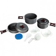Набор посуды Tramp TRC-024 из анодированного алюминия на 2-3 персоны