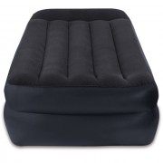 Надувная кровать INTEX 64122 Pillow Rest c подголовником 99 х 191 х 42 (насос 220В)