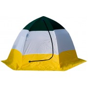 Палатка зимняя СТЭК "ELITE" 3-местная (трехслойная) дышащая (2.6x2.6x1.6 м)