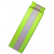 Самонадувающийся состёгивающийся коврик Woodland Camping Mat+, с подушкой 200x65x4 см