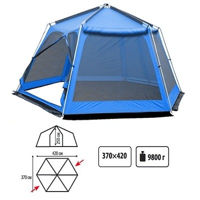 Шатер Sol Mosquito Blue Шатер Sol Mosquito Blue