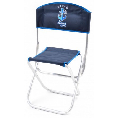 Стул складной алюминиевый НПО Кедр Адмирал средний ASA-02 Стул складной алюминиевый НПО Кедр Адмирал средний ASA-02