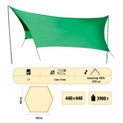Тент Sol Tent Green Тент Sol Tent Green