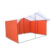 Торговая палатка Митек Домик 4.0x3.0м (квадратная трубка 20х20мм)