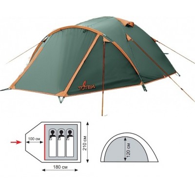 Туристическая палатка TOTEM Indi Туристическая палатка TOTEM Indi